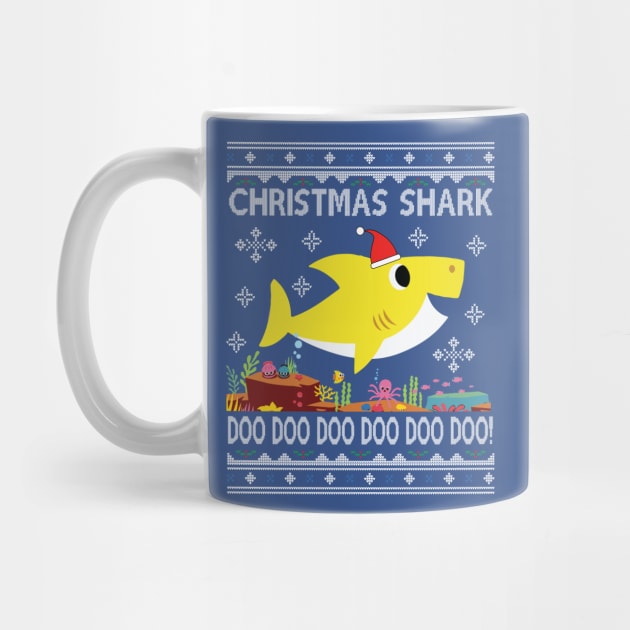 Baby Shark Christmas Knit by Nova5